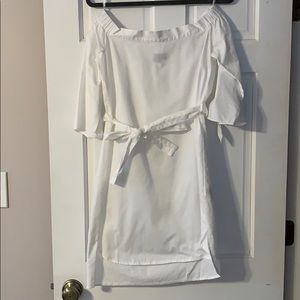 White off the shoulder mini. Worn once.